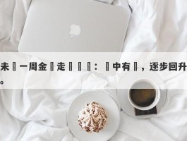 未來一周金價走勢預測：穩中有漲，逐步回升。