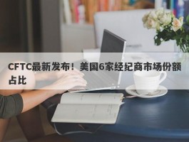 CFTC最新发布！美国6家经纪商市场份额占比