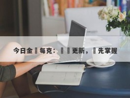 今日金價每克：實時更新，搶先掌握